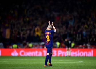 Iniesta, adiós entre lágrimas: 
