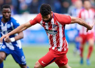 Diego Costa ve la 5ª amarilla y será baja ante el Espanyol