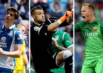 Gerard Moreno, Ter Stegen y Cuéllar lo han jugado todo