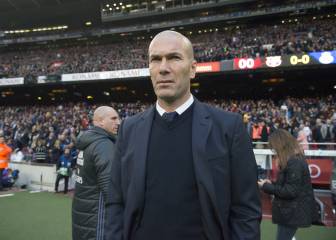 Zinedine Zidane en el Camp Nou: dos triunfos y un empate