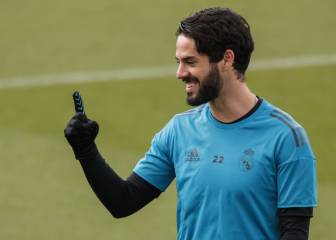 Isco and Varane train with the squad on the eve of El Clásico