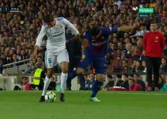 El árbitro desoyó el aviso de que Suárez hizo falta a Varane