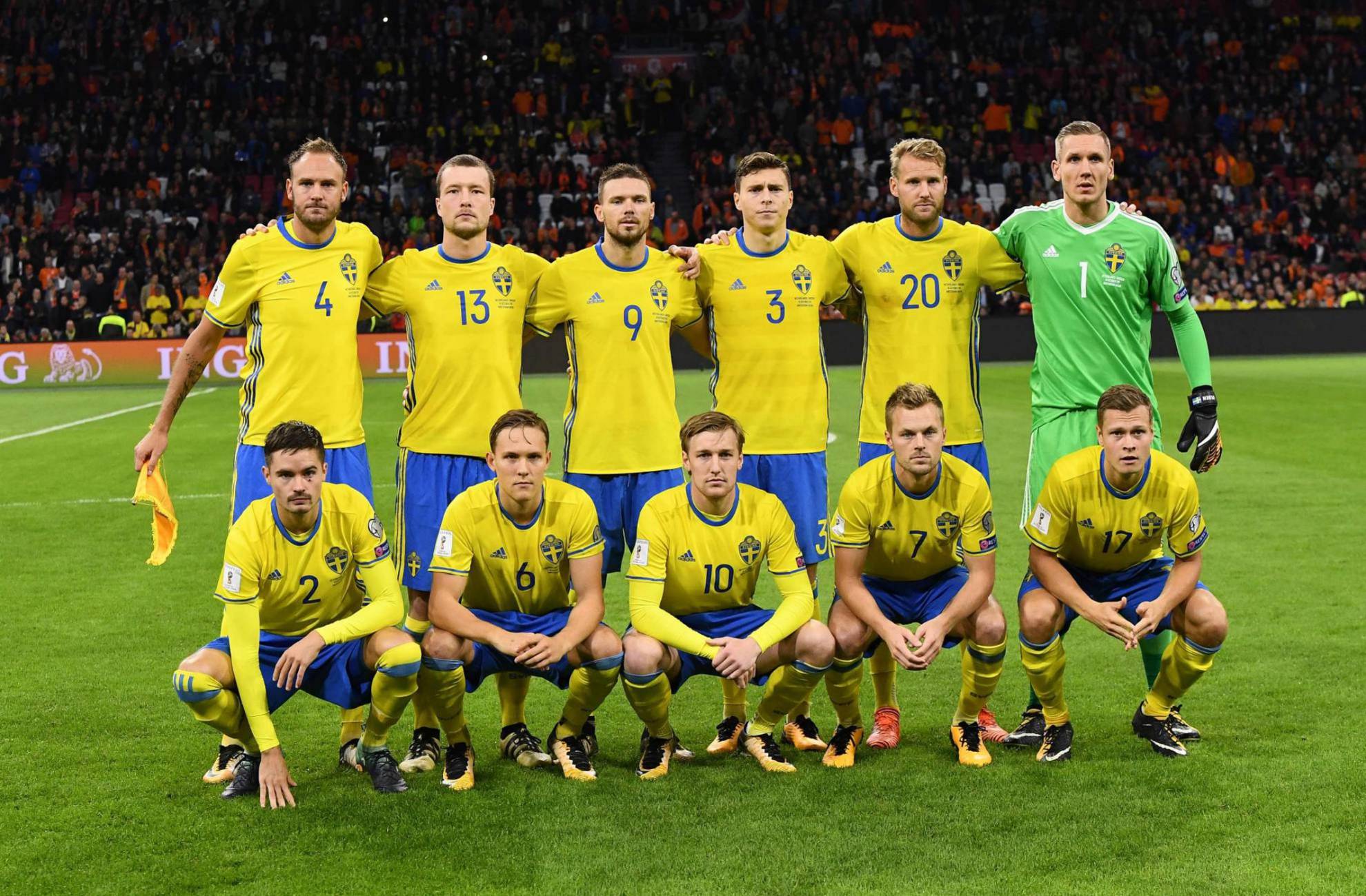 Alineación de Suecia en el Mundial 2018: lista y dorsales