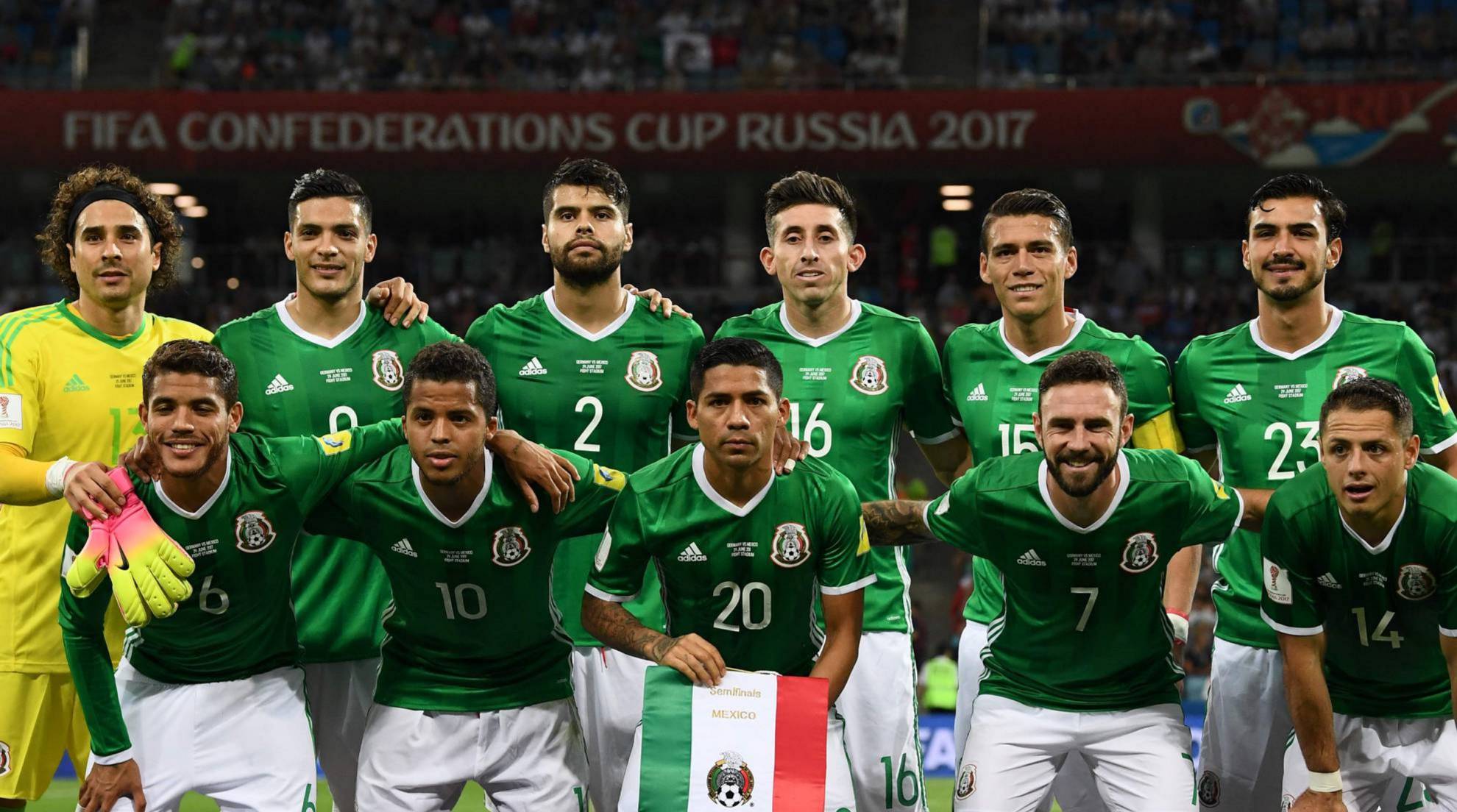 Alineación de México en el Mundial 2018