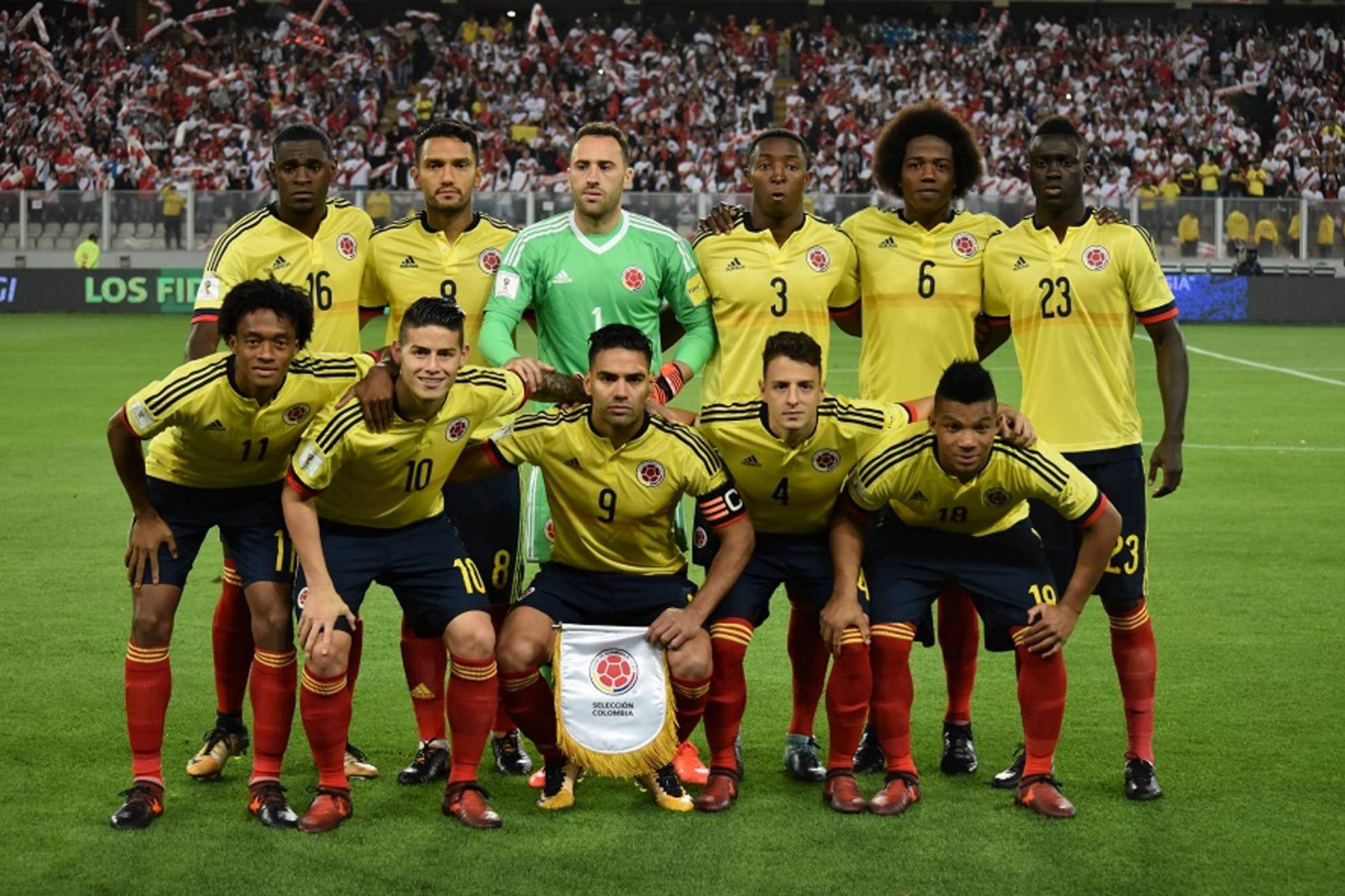 Alineación de Colombia en el Mundial 2018