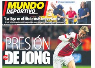 De Jong, un futuro Busquets en las portadas de Barcelona