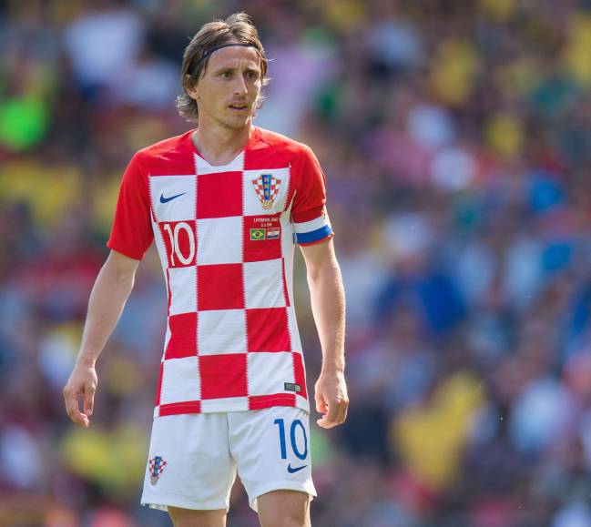 Modric con Croacia.