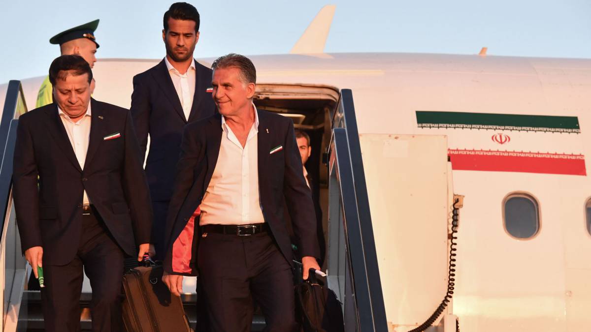 IrÃ¡n llega a Rusia para el Mundial