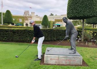 Bale reaparece 11 días después de Kiev... jugando al golf