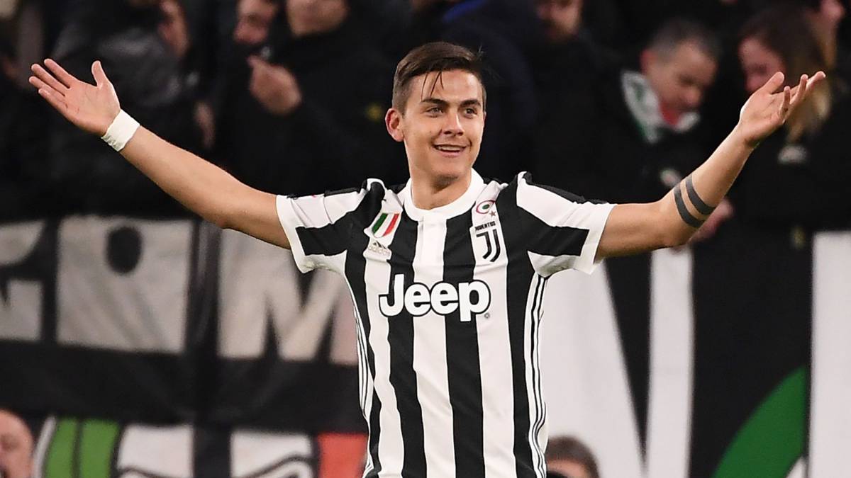 Dybala, en un partido de la Juventus.