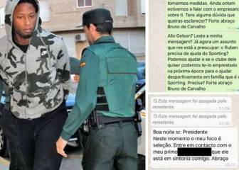 El presidente del Sporting filtra los WhatsApps ofreciendo ayuda al condenado Rubén Semedo
