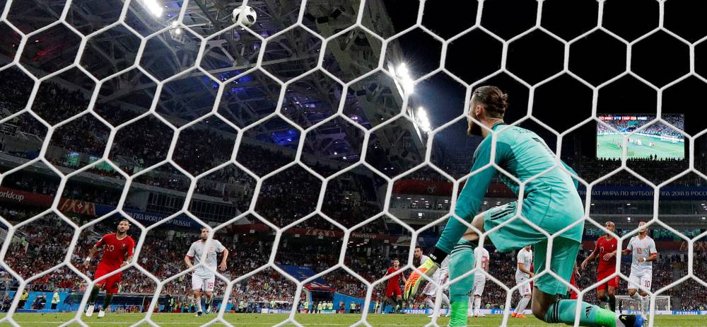 Así marcó el empate Cristiano Ronaldo.