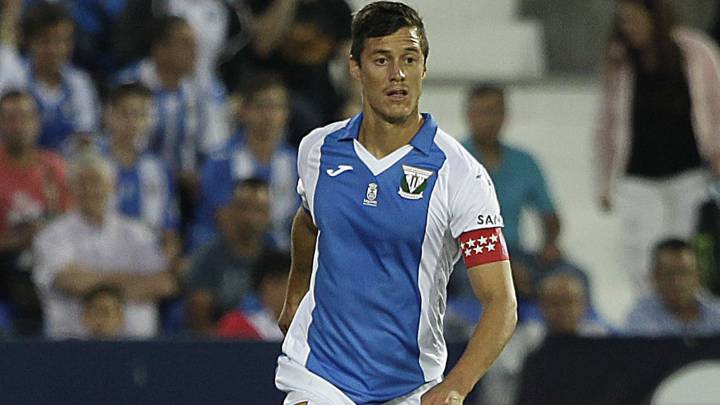 Mantovani en un partido con el Leganés