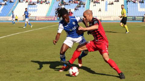 Boateng con el Oviedo. 