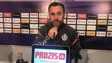 Sergio González en rueda de prensa.