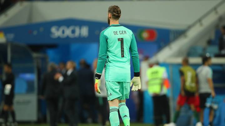 De Gea, en el partido ante Portugal.