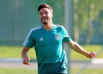 Jonas Hector vuelve a los entrenamientos con Alemania y apunta al partido ante Suecia