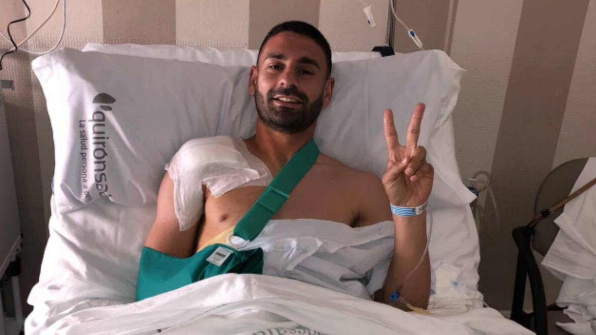 Kike Márquez ha sido operado de una luxación de clavÃcula