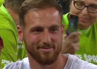 Oblak acude al Eslovenia-España de basket y lanza un mensaje: 