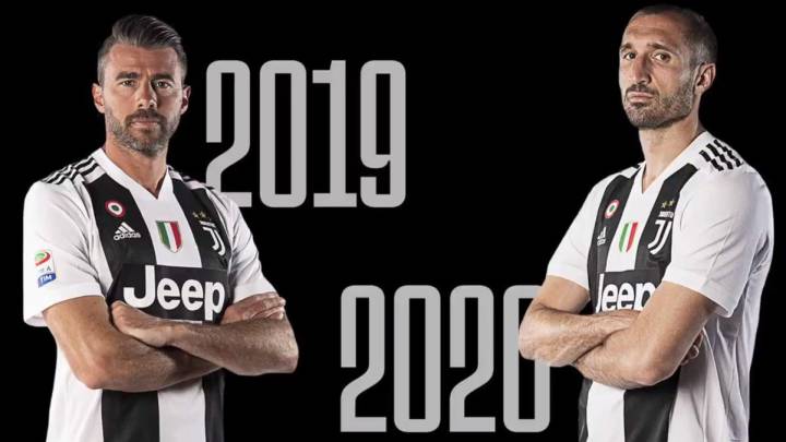Oficialización de las renovaciones de Barzagli y Chiellini con la Juventus.