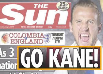 The Sun, polémico titular en la previa de Colombia - Inglaterra
