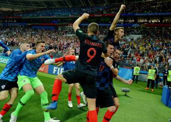 Inglaterra buscó el empate mientras Croacia celebraba el gol