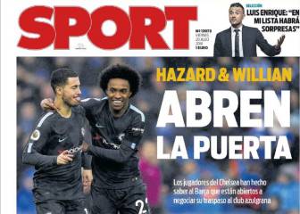 Willian abre la puerta al Barça