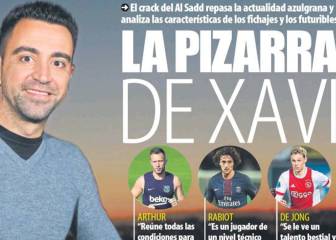 Xavi repasa los objetivos del Barça