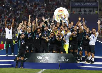 Los cuatro títulos de Supercopa de Europa del Real Madrid