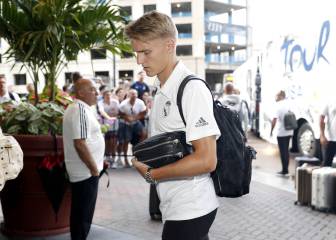 Odegaard heads for Real exit after Super Cup omission