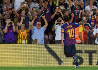 Y nueve años después Messi logró el gol 6.000 del Barça