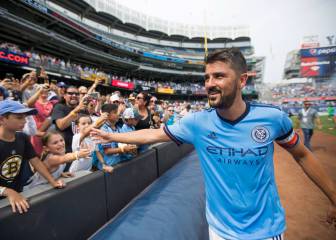 Villa promociona el derbi del año entre clubes neoyorquinos
