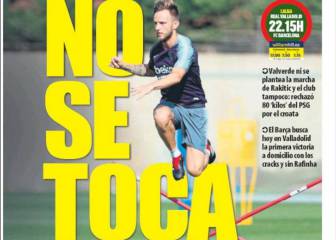 El intocable Rakitic en las portadas de Barcelona