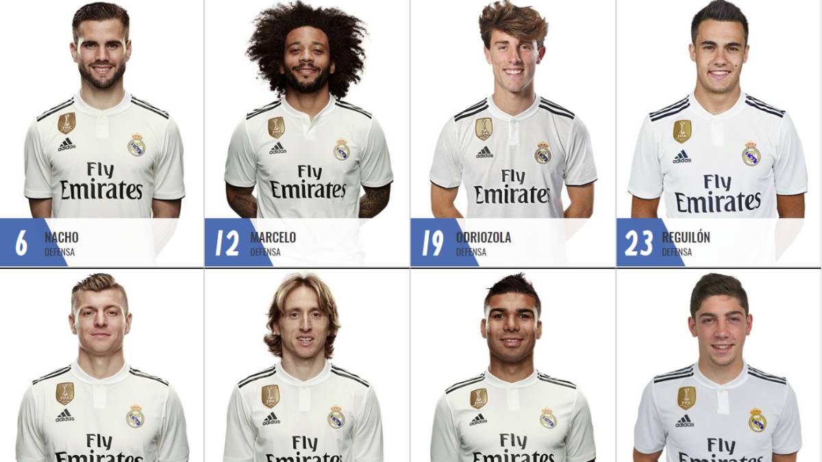 Real Madrid confirm squad numbers for 2018/19 season - AS.com