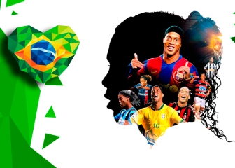 Ronaldinho, la sonrisa del fútbol: su legado en gráfico