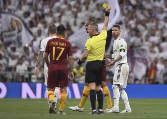 Ramos becomes Champions League's most booked player