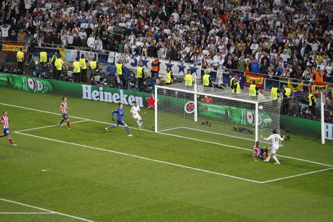 El gol de Gareth Bale en Lisboa.
