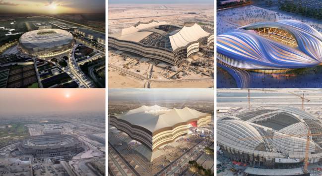 نمایی از ورزشگاه‌های میزبان جام جهانی در قطر (عکس)