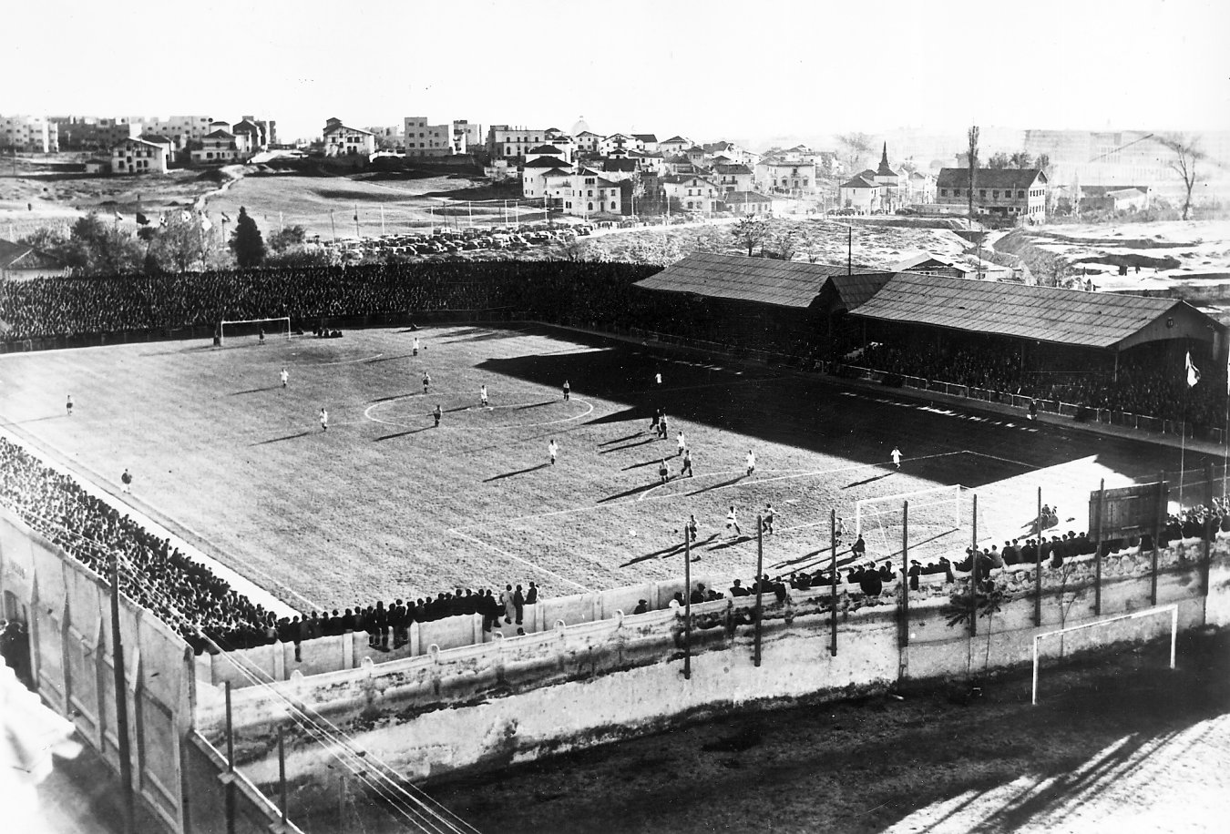 El Real Madrid estuvo jugando en el estadio Chamartín hasta 1946.