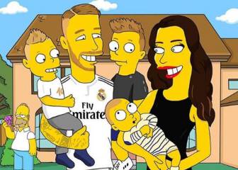 Así se ven los cracks del fútbol en los Simpson