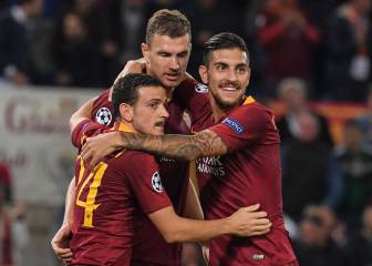 Dzeko hace líder al Roma
