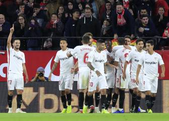 El Sevilla mantiene la racha gracias al doblete de Sarabia