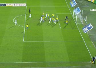 Domingos Duarte salvó un punto de oro para el Depor en el 95'