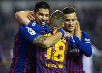 Luis Suárez puso orden en Vallecas y dio la victoria al Barça