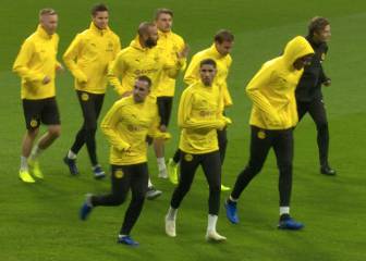 El Dortmund completó la sesión de entrenamiento en el Wanda