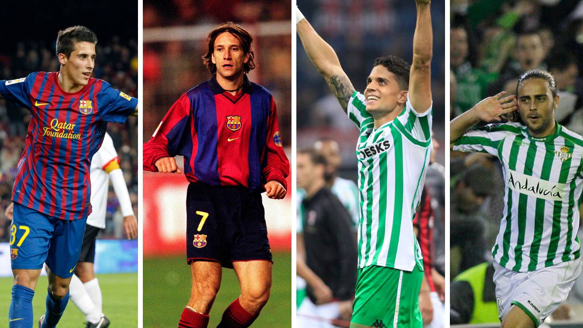 Jugadores que han vestido la camiseta del Betis y del Barcelona - AS.com