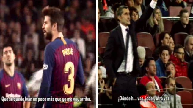 Las quejas de Ernesto Valverde sobre la decisión de Gerard Piqué, del Barcelona.