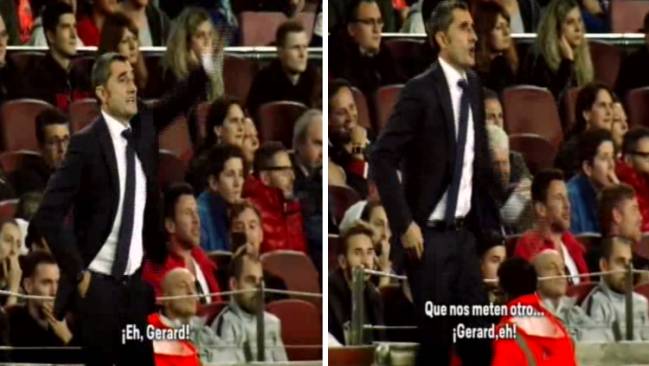 Las quejas de Ernesto Valverde sobre la decisión de Gerard Piqué, del Barcelona.