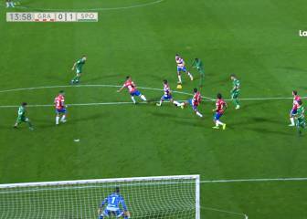 El obús de Isaac Cofie que enmudeció Granada: ¡golazo!