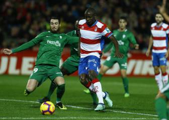 El Sporting se impone al Granada con un apasionante 1-2